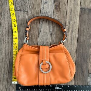Ann Taylor Vibrant Orange Mini Bag VINTAGE